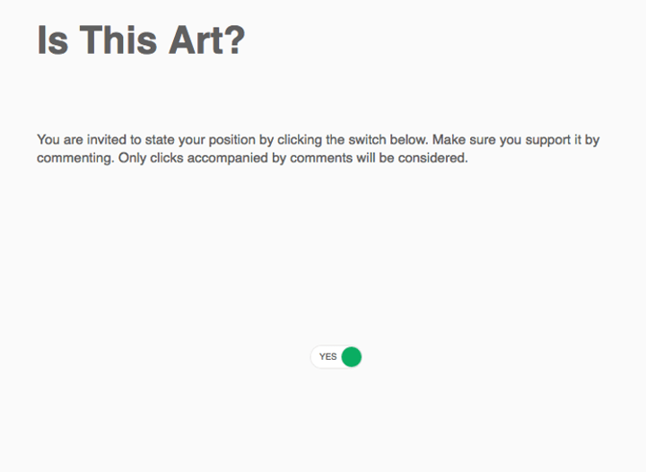 Illustrative image for "Is This Art?"